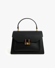 CHARLES & KEITH - Túi xách tay hình thang Stone Embellished Geometric
