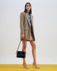 CHARLES & KEITH - Túi xách nữ nắp gập chữ nhật Turn Lock Chain