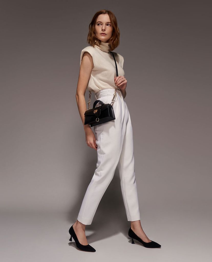 CHARLES & KEITH - Túi xách tay phom chữ nhật Trapeze
