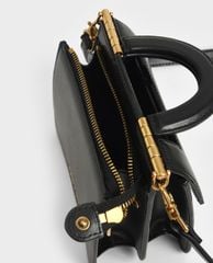 CHARLES & KEITH - Túi xách tay nữ hình vuông Top Envelope