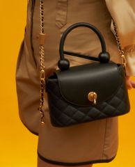 CHARLES & KEITH - Túi xách nữ tay cầm tròn thời trang