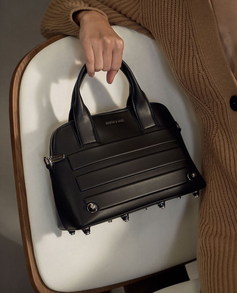 CHARLES & KEITH - Túi xách tay nữ chữ nhật thời trang