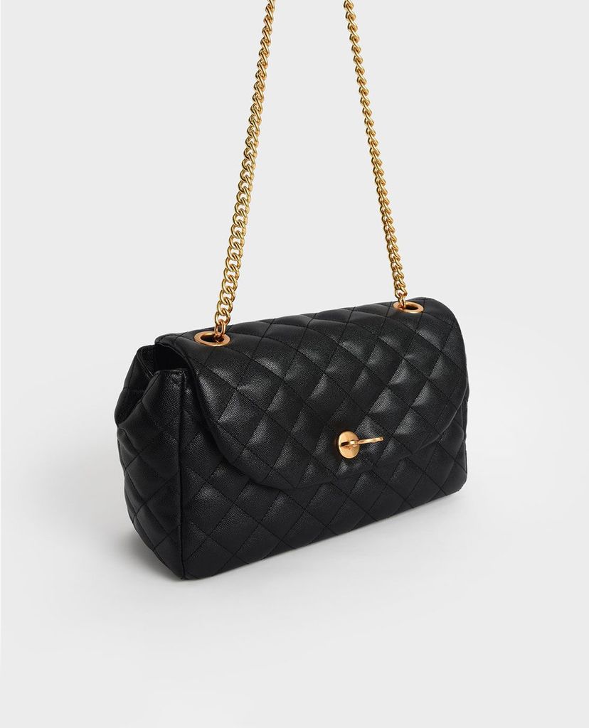 CHARLES & KEITH - Túi đeo vai nữ chữ nhật thời trang