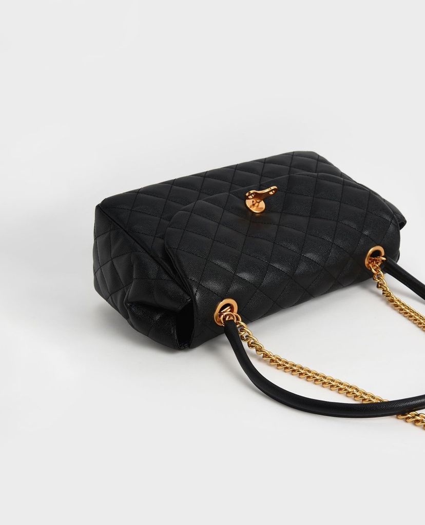 CHARLES & KEITH - Túi đeo vai nữ chữ nhật thời trang