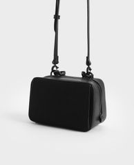 CHARLES & KEITH - Túi đeo vai hình chữ nhật thời trang