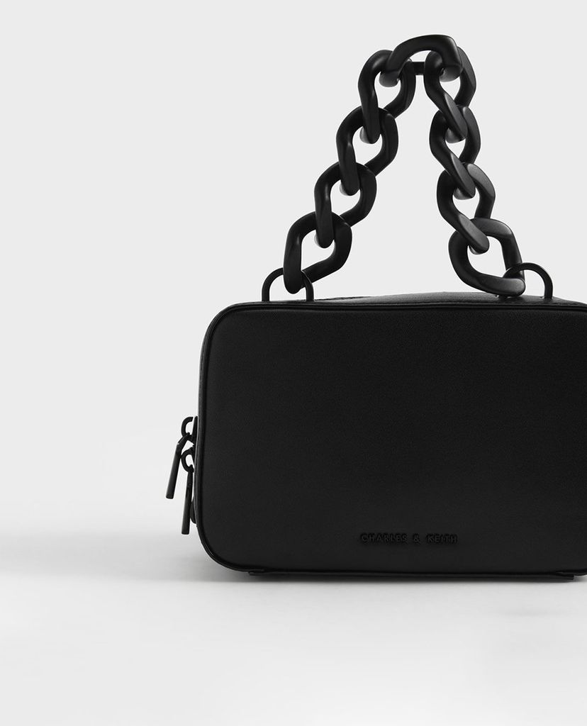 CHARLES & KEITH - Túi đeo vai hình chữ nhật thời trang