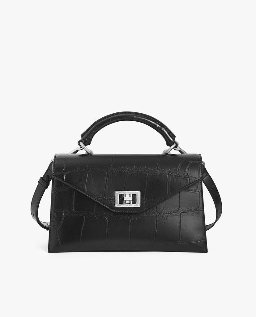 CHARLES & KEITH - Túi xách tay nữ chữ nhật Turn Lock