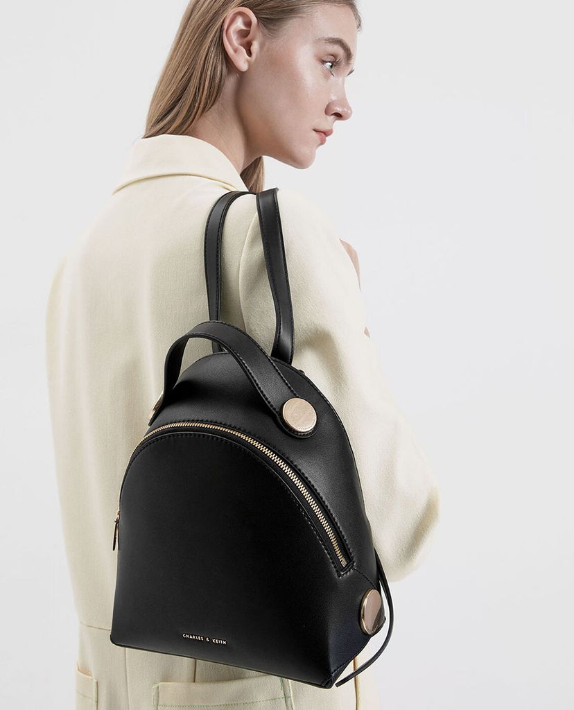 CHARLES & KEITH - Balo nữ hình thang Dome