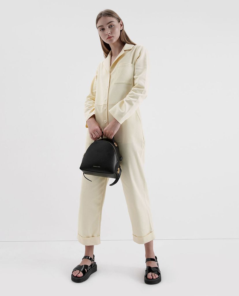 CHARLES & KEITH - Balo nữ hình thang Dome