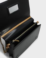 CHARLES & KEITH - Túi đeo chéo nữ chữ nhật phối đinh tán thời trang