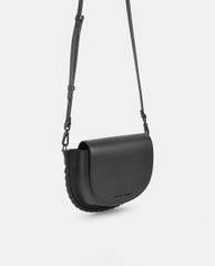 CHARLES & KEITH - Túi xách tay nữ Stitch Trim Saddle Bag