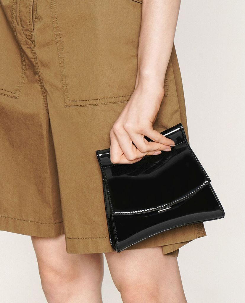CHARLES & KEITH - Túi đeo chéo Patent Belt