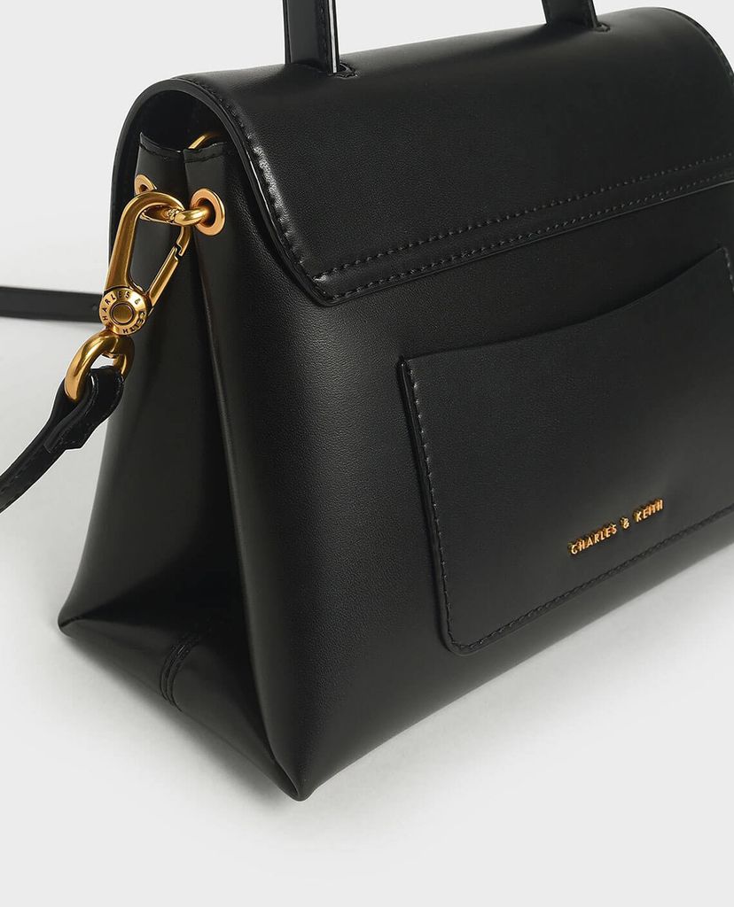 CHARLES & KEITH - Túi xách tay nữ Stone Embellished