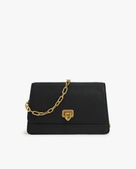CHARLES & KEITH - Túi đeo vai nữ nắp gập Double Chain Link Push Lock
