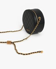 CHARLES & KEITH - Túi đeo chéo nữ phom tròn Quilted Circle