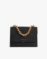 CHARLES & KEITH - Túi đeo chéo nữ hình chữ nhật Chain Handle