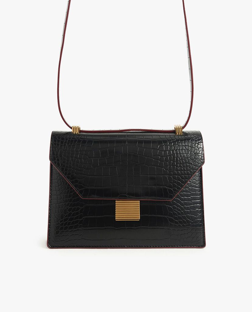 CHARLES & KEITH - Túi đeo chéo chữ nhật Metal Accent