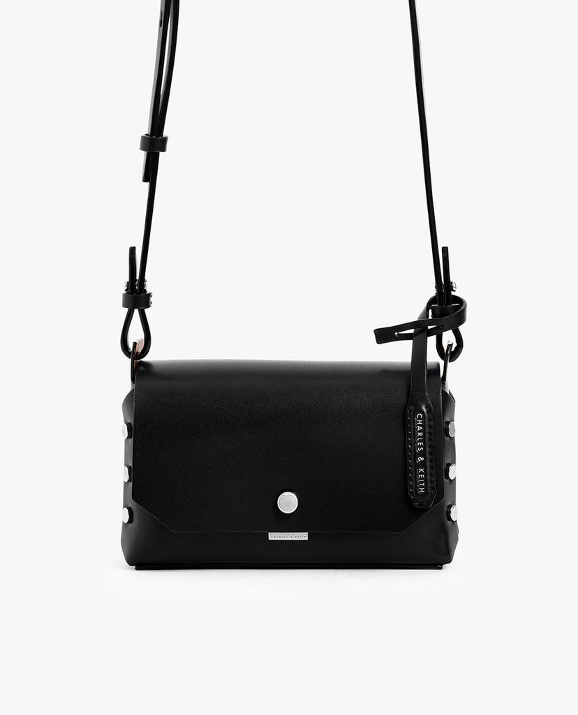 CHARLES & KEITH - Túi đeo chéo chữ nhật Mini Reversible Front Flap