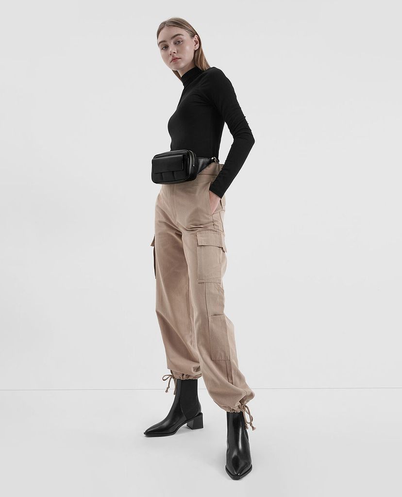 CHARLES & KEITH - Túi đeo chéo chữ nhật Quilted Rectangular