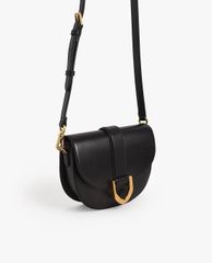 CHARLES & KEITH - Túi đeo vai nữ Metallic Buckle Saddle