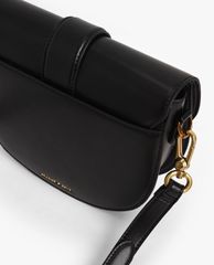 CHARLES & KEITH - Túi đeo vai nữ Metallic Buckle Saddle