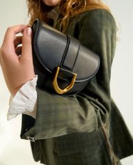 CHARLES & KEITH - Túi đeo vai nữ Mini Gabine Saddle