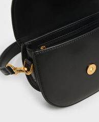 CHARLES & KEITH - Túi đeo vai nữ Mini Gabine Saddle