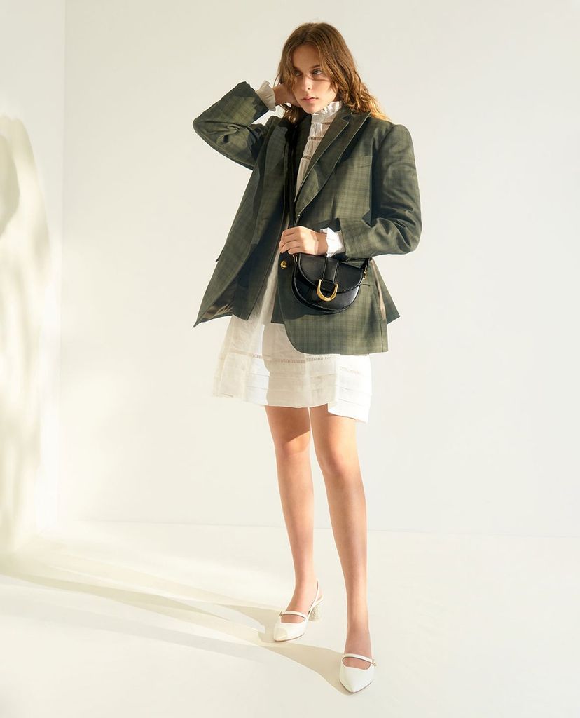 CHARLES & KEITH - Túi đeo vai nữ Mini Gabine Saddle