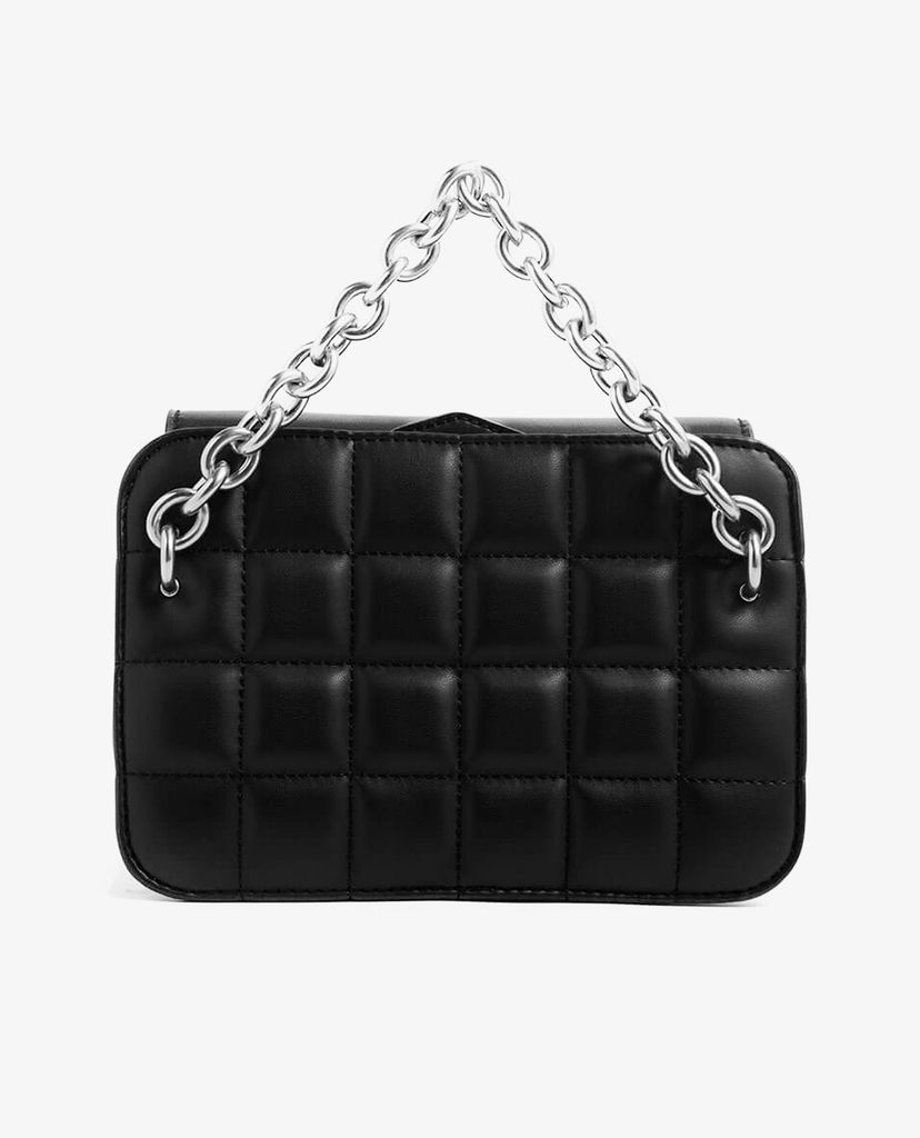 CHARLES & KEITH - Túi đeo vai Chunky Chain Strap Quilted