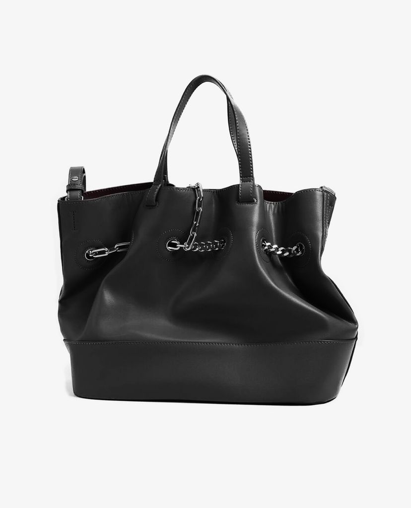 CHARLES & KEITH - Túi đeo vai Grey Padlock Tote