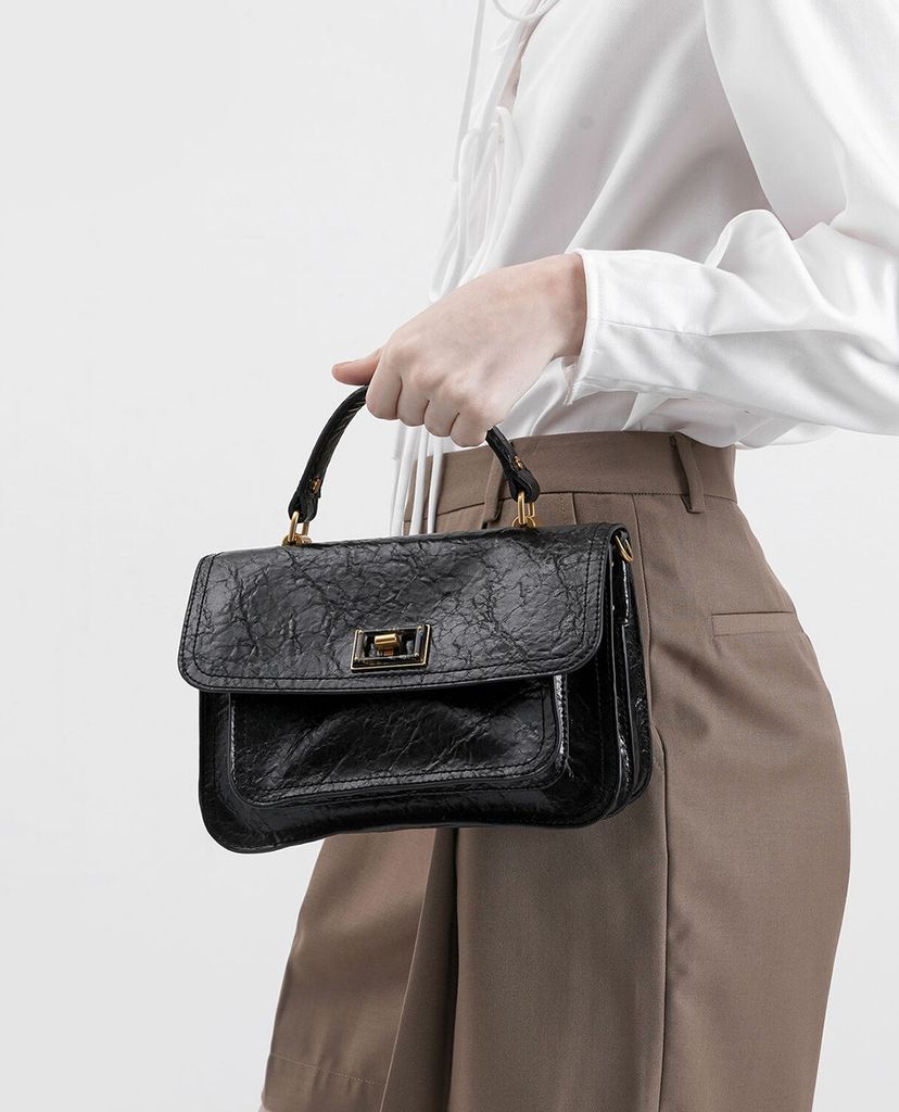 CHARLES & KEITH - Túi xách tay Resin Effect Buckle