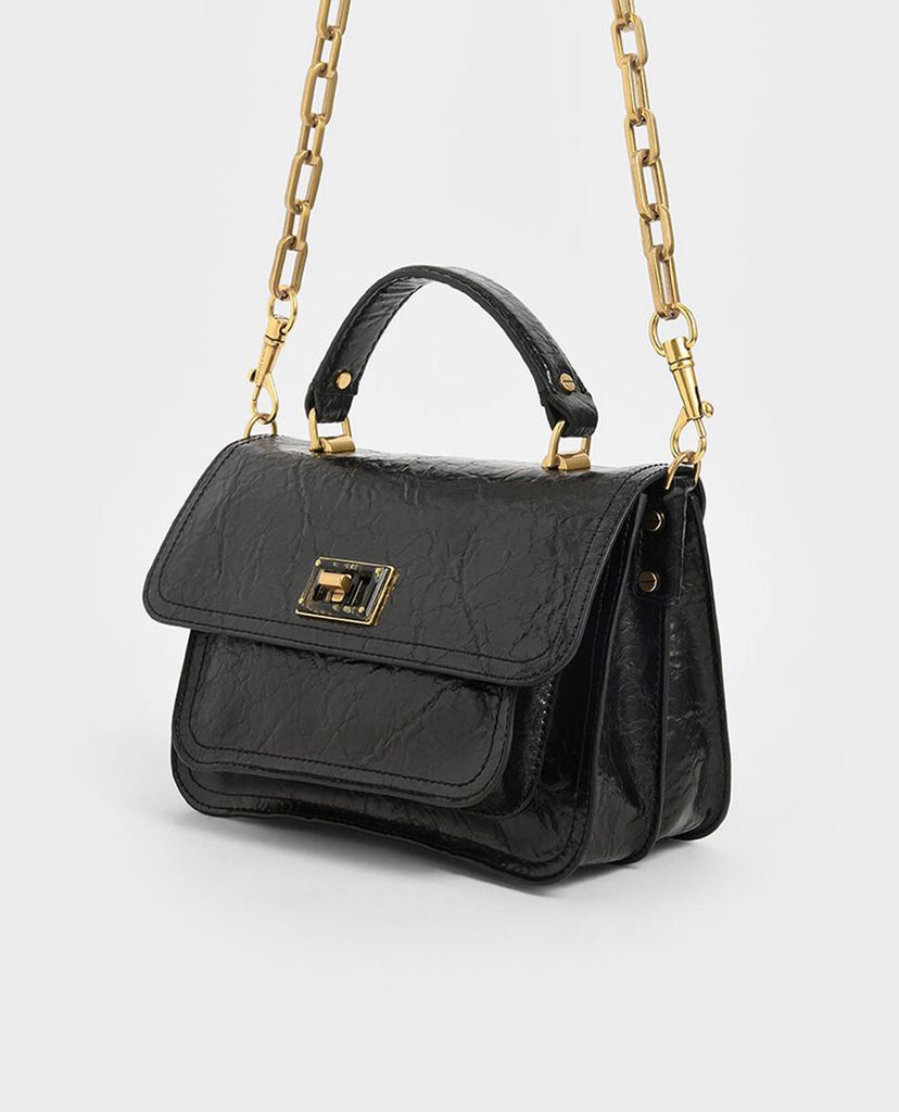 CHARLES & KEITH - Túi xách tay Resin Effect Buckle
