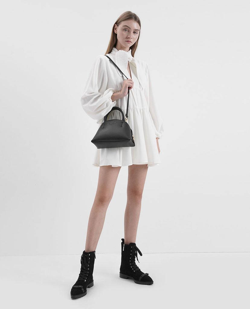 CHARLES & KEITH - Túi xách tay Top Handle Dome