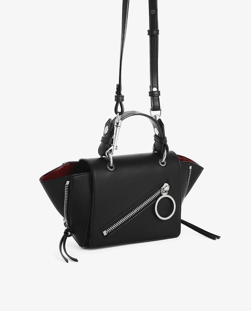 CHARLES & KEITH - Túi đeo vai Zip Pocket Trapeze