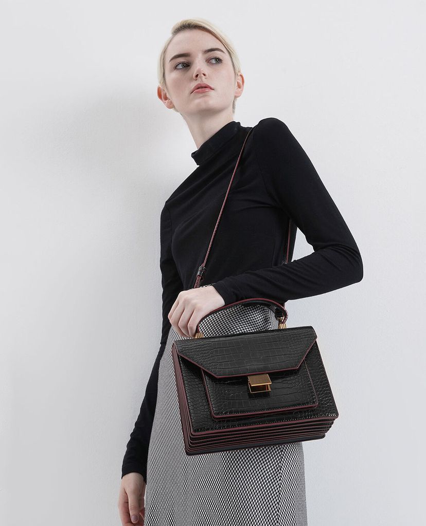 CHARLES & KEITH - Túi xách tay nữ Top Handle