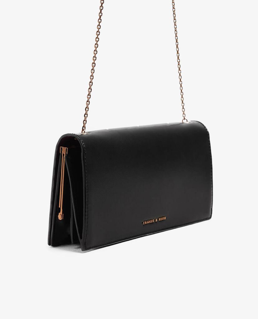 CHARLES & KEITH - Ví cầm tay Gem Encrusted