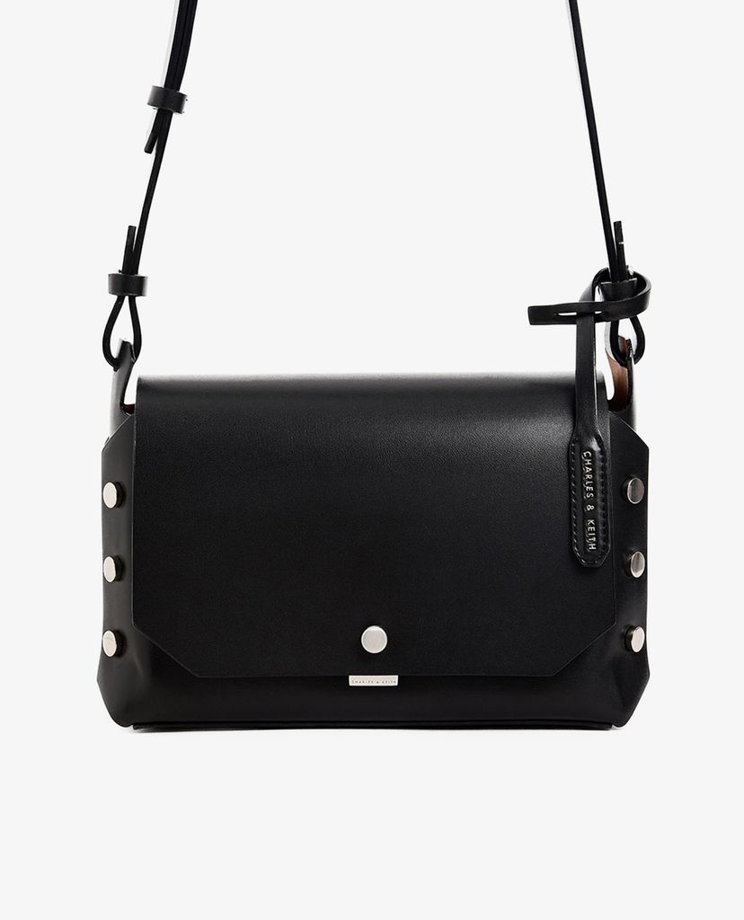 CHARLES & KEITH - Túi đeo chéo Reversible Front Flap