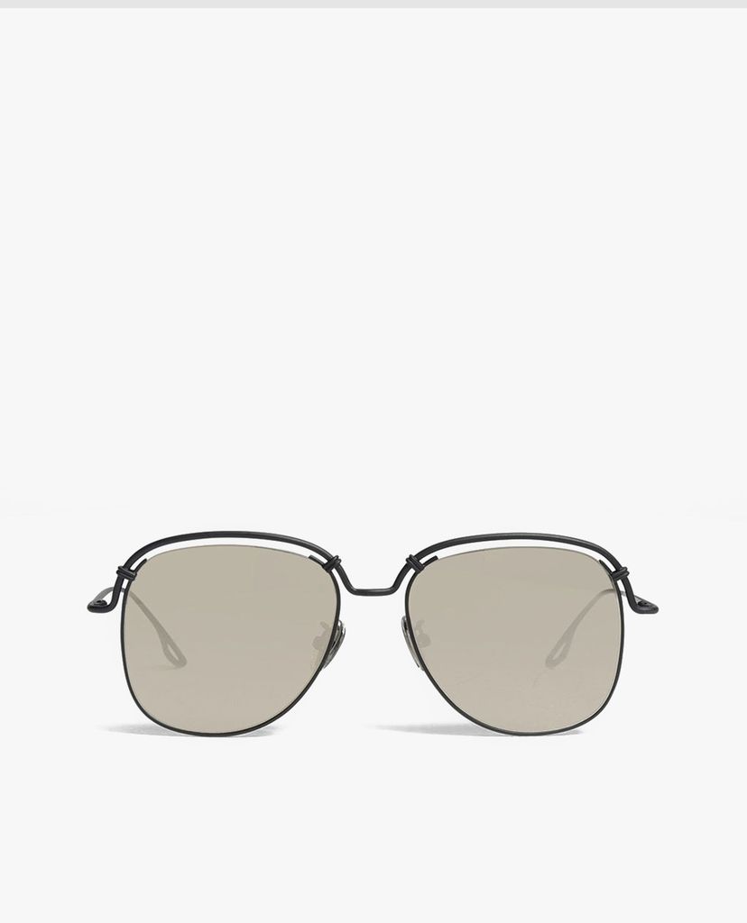 CHARLES & KEITH - Kính mát nữ thời trang Half Wire Frame