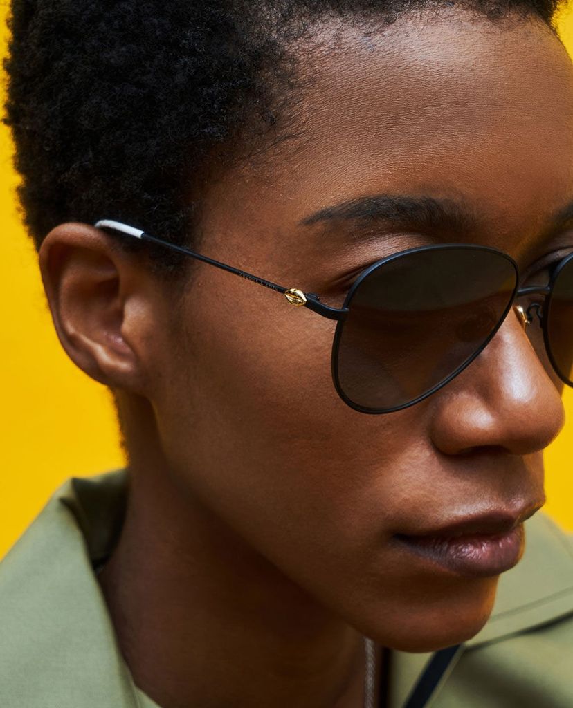 CHARLES & KEITH - Kinh mát nữ gọng phi công Aviator