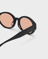 CHARLES & KEITH - Kính mát nữ Round Flower Frame