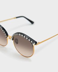 CHARLES & KEITH - Kính mát nữ thời trang Embellished