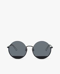 CHARLES & KEITH - Kính mát nữ thời trang Round Half Frame
