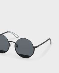 CHARLES & KEITH - Kính mát nữ thời trang Round Half Frame