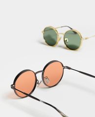 CHARLES & KEITH - Kính mát nữ gọng tròn thời trang Round Framed