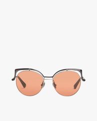 CHARLES & KEITH - Kính mát nữ hiện đại Wire Frame Round