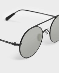 CHARLES & KEITH - Kính mát nữ gọng tròn Semi Precious Stone Shades