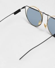 CHARLES & KEITH - Kính mát nữ Geometric Round Frame Shades