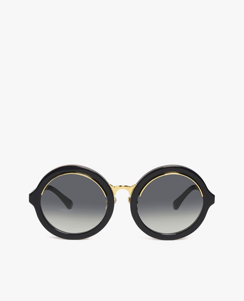 CHARLES & KEITH - Kính mát nữ gọng tròn Thick Frame Round