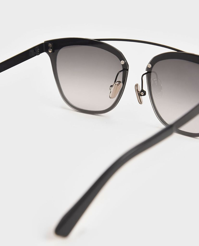 CHARLES & KEITH - Kính mát nữ gọng vuông Metal Frame