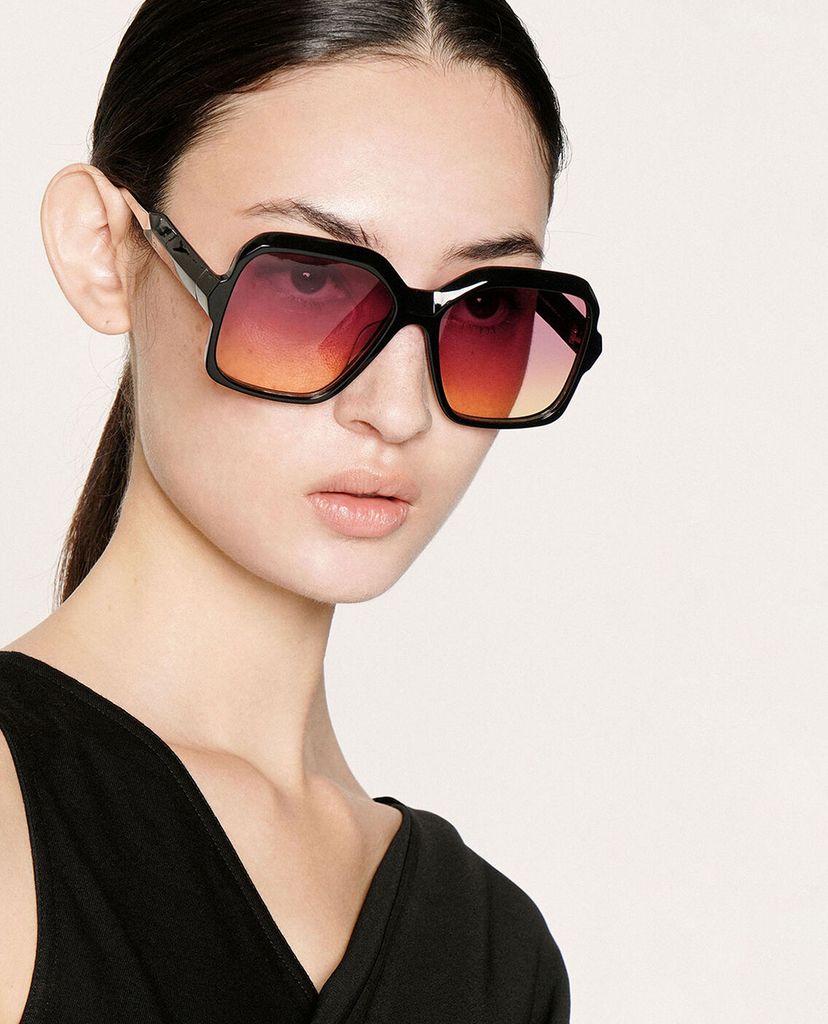 CHARLES & KEITH - Kính mát nữ gọng vuông Oversized Square